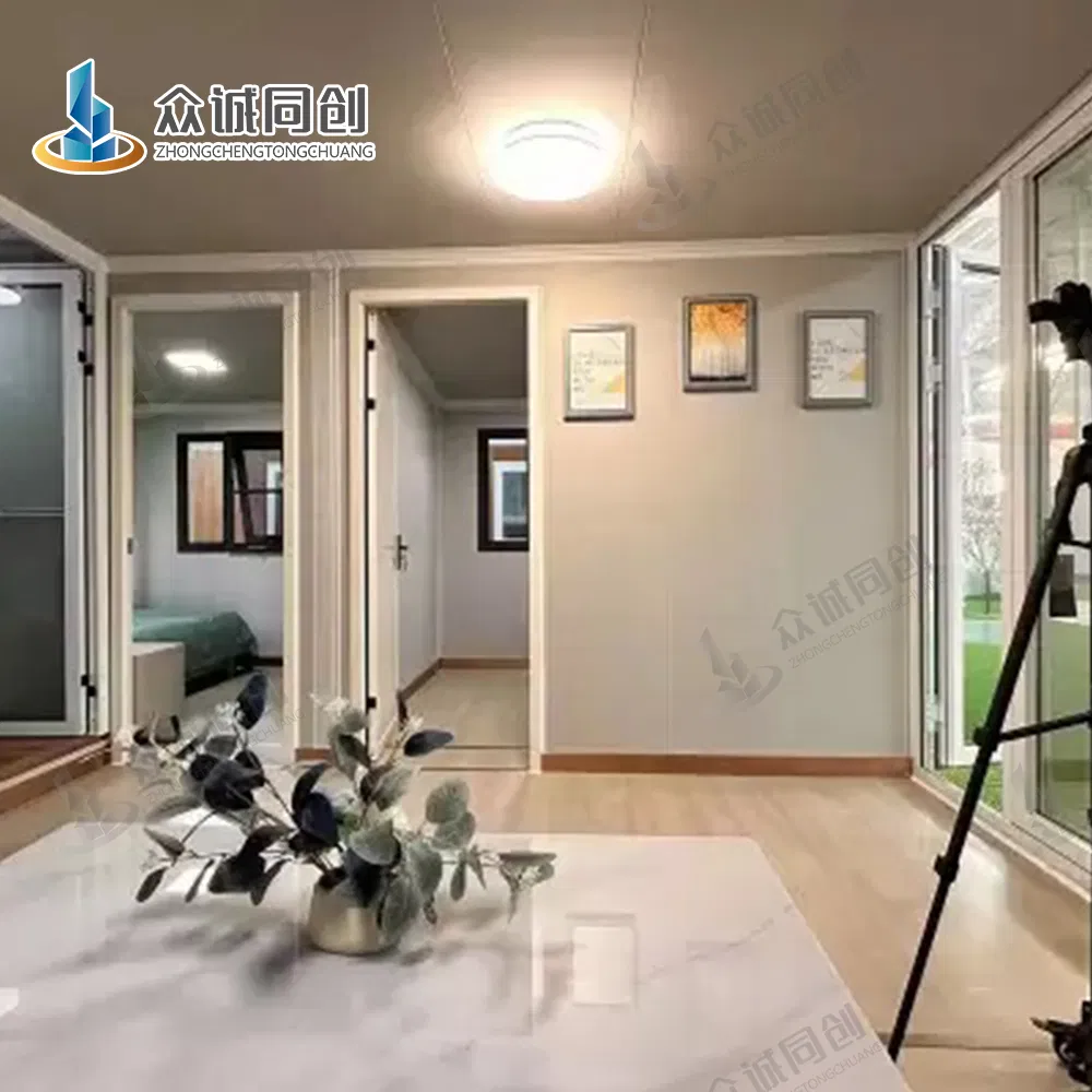 Moisture-Resistant Small Home with Sandwich Panel for Bathroom