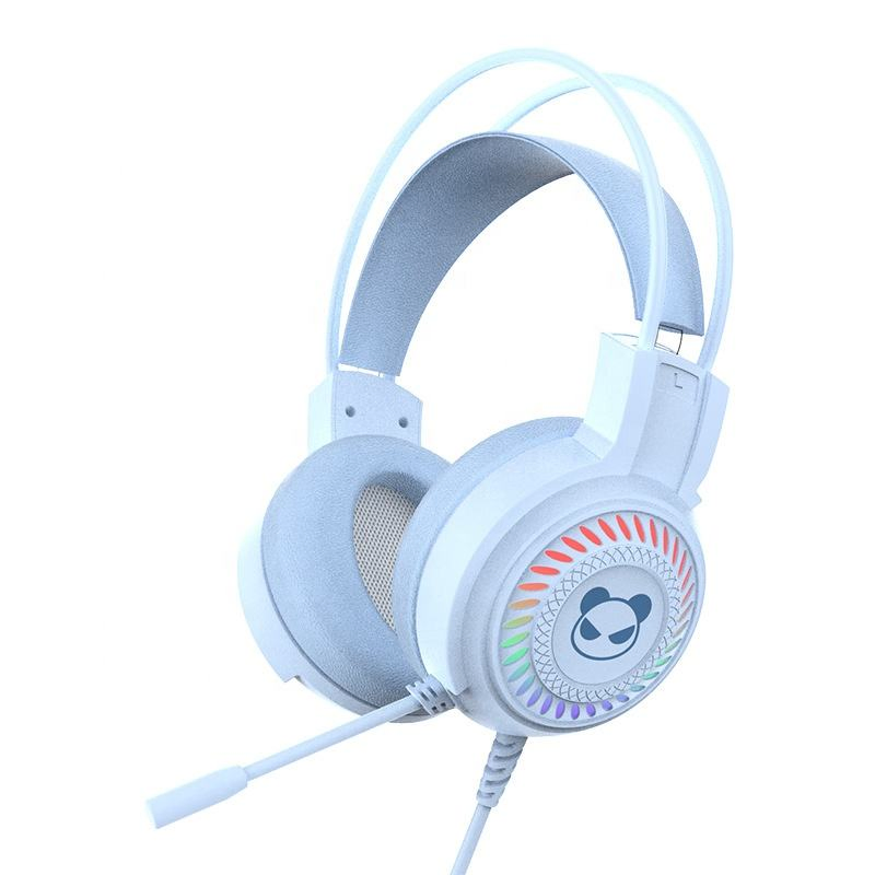 Игровые наушники с микрофоном, проводные, накладные