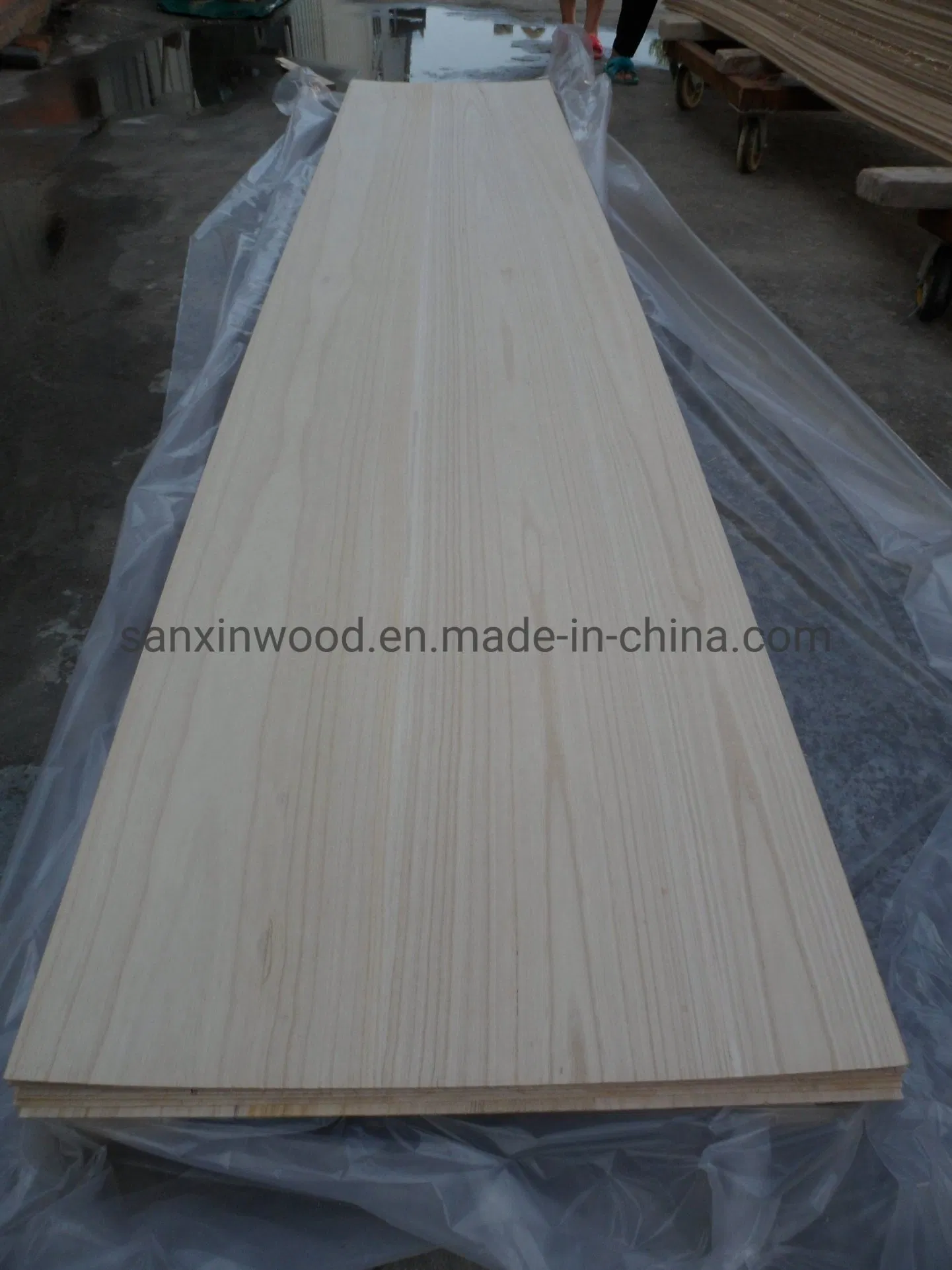 Paulownia Wood Solid Doors Core Panel Puerta Paulownia Finger Joint Lumber Boards