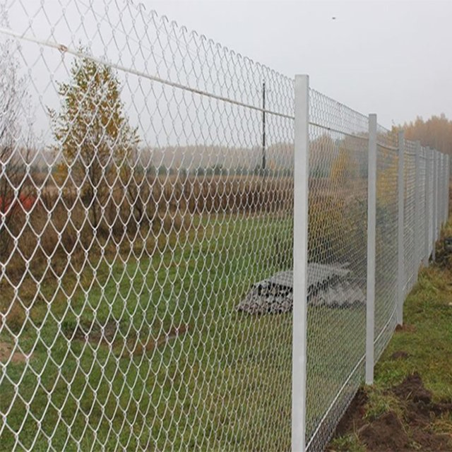 6FT Chain Link Wire Mesh Security Garden Metal Fence