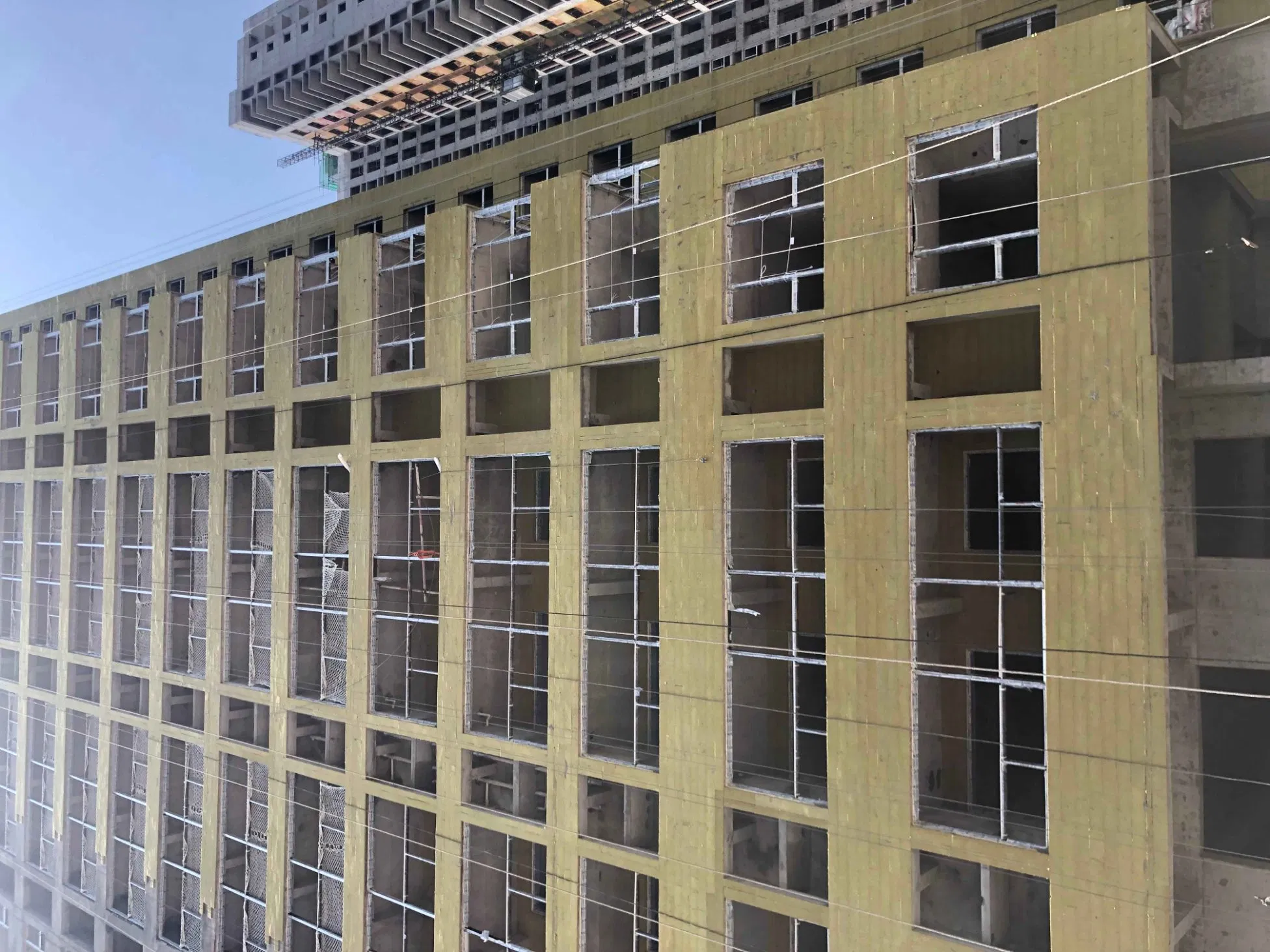 High Quality Exterior Insulation Board Stone Wool Rigid Board Fireproof Insulation Rock Wool Slab