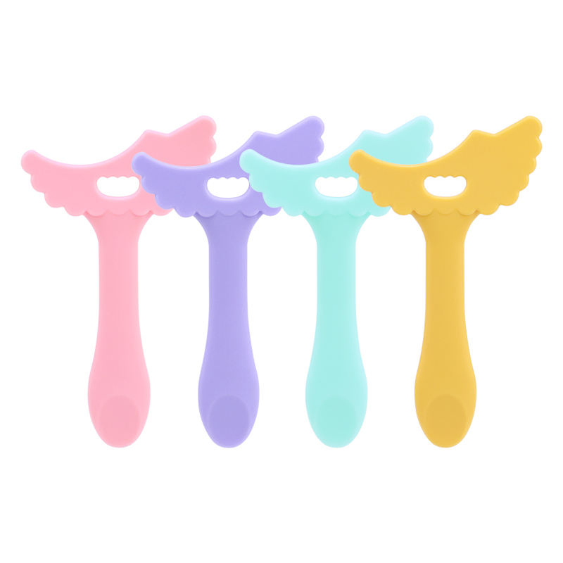 Custom Logo Professional Mascara Guard Reusable Silicon Shadow Shield Portable Eyelash Makeup Applicator Tool Eye Makeup Aid Silicone Eyeliner Stencils