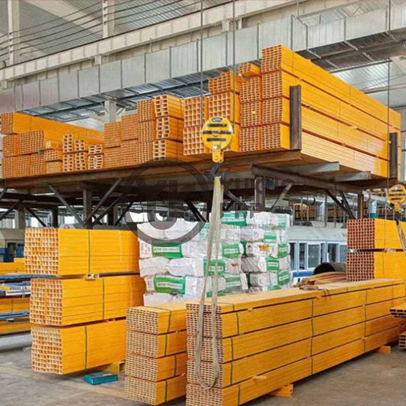Chimney Fiberglass High Strength FRP Square Pipe Tube