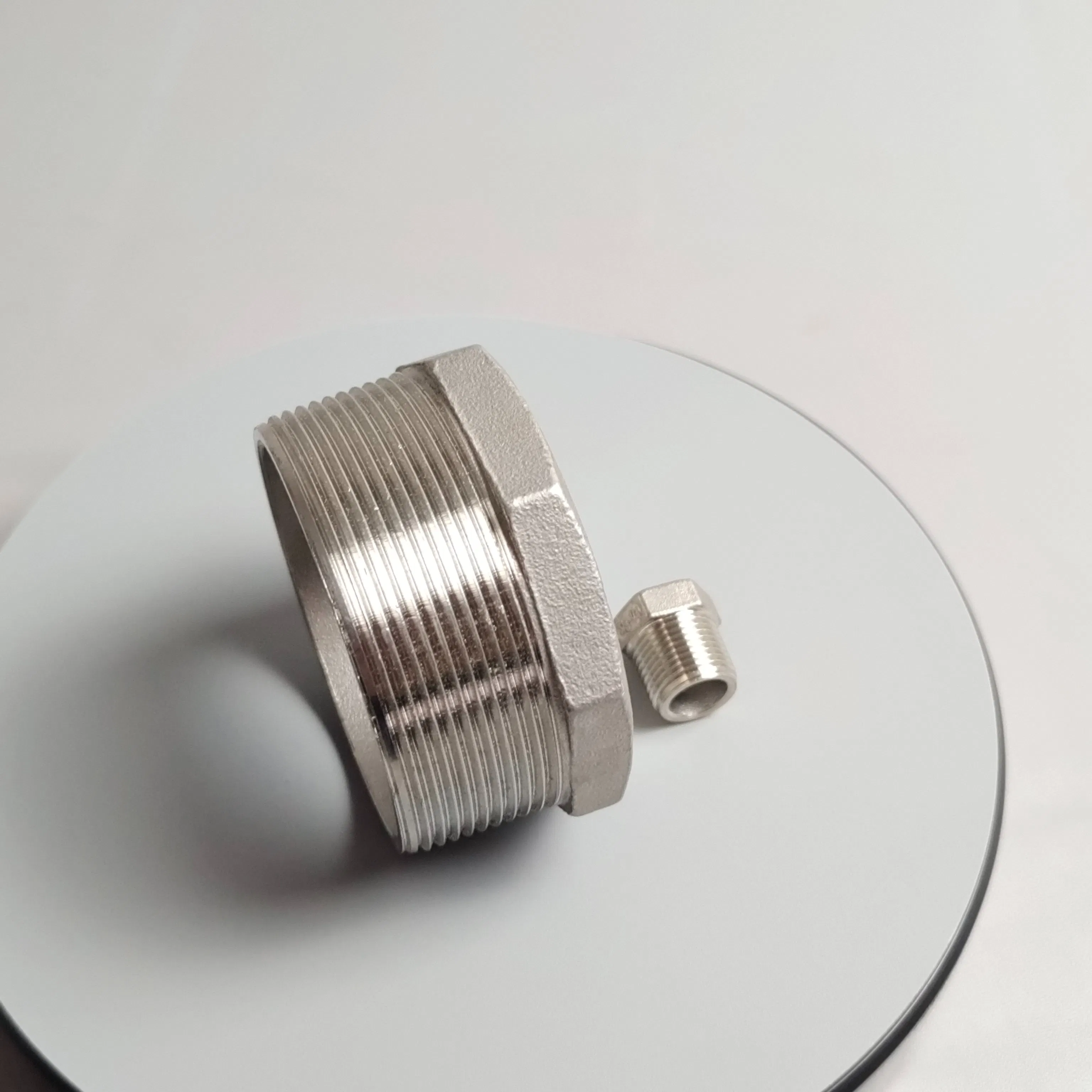 304 Stainless Steel Threaded Hexagon Pipe Fitting Bushing