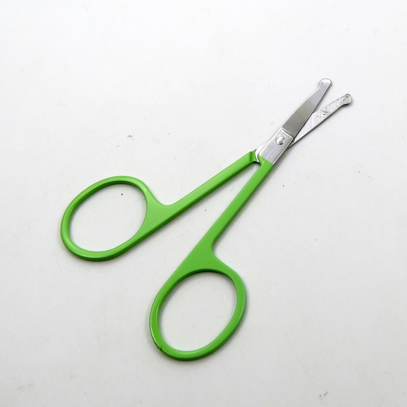 Stainless Steel Eyebrow Hair Trimming Colorful Beauty Makeup Nail Scissors Facial Trimming Tweezer Makeup Scissors Tool