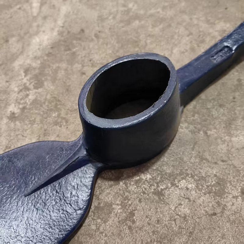 Forged Railway Steel Multi-Purpose Agricultural Construction Tool Garden Camping Pickaxe