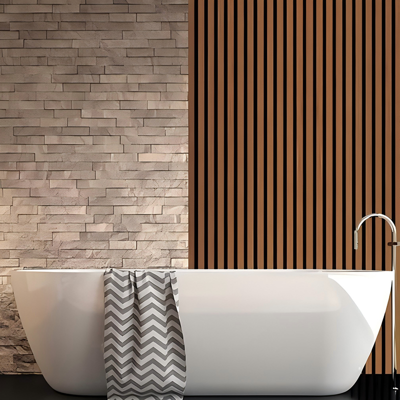 Premium Quality Factory Price Fire-Retardant Wood Slat Acoustic Panels for Wall and Ceiling Decor