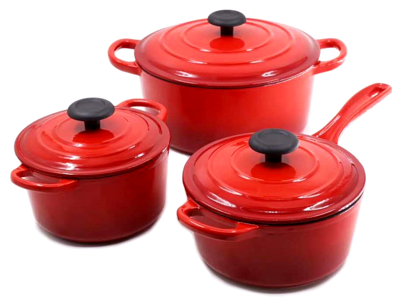 FDA Factory Cast Iron Cookware Set Supplier From China
