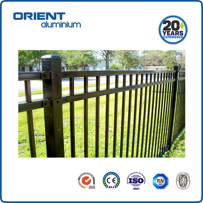 Aluminum Pool Security Fence Black Swimming Pool Fence Design Aluminium Fencing
