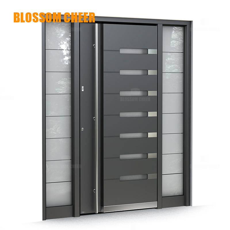 2026 New Design Modern Entry Door Design Stainless Steel Doors for House