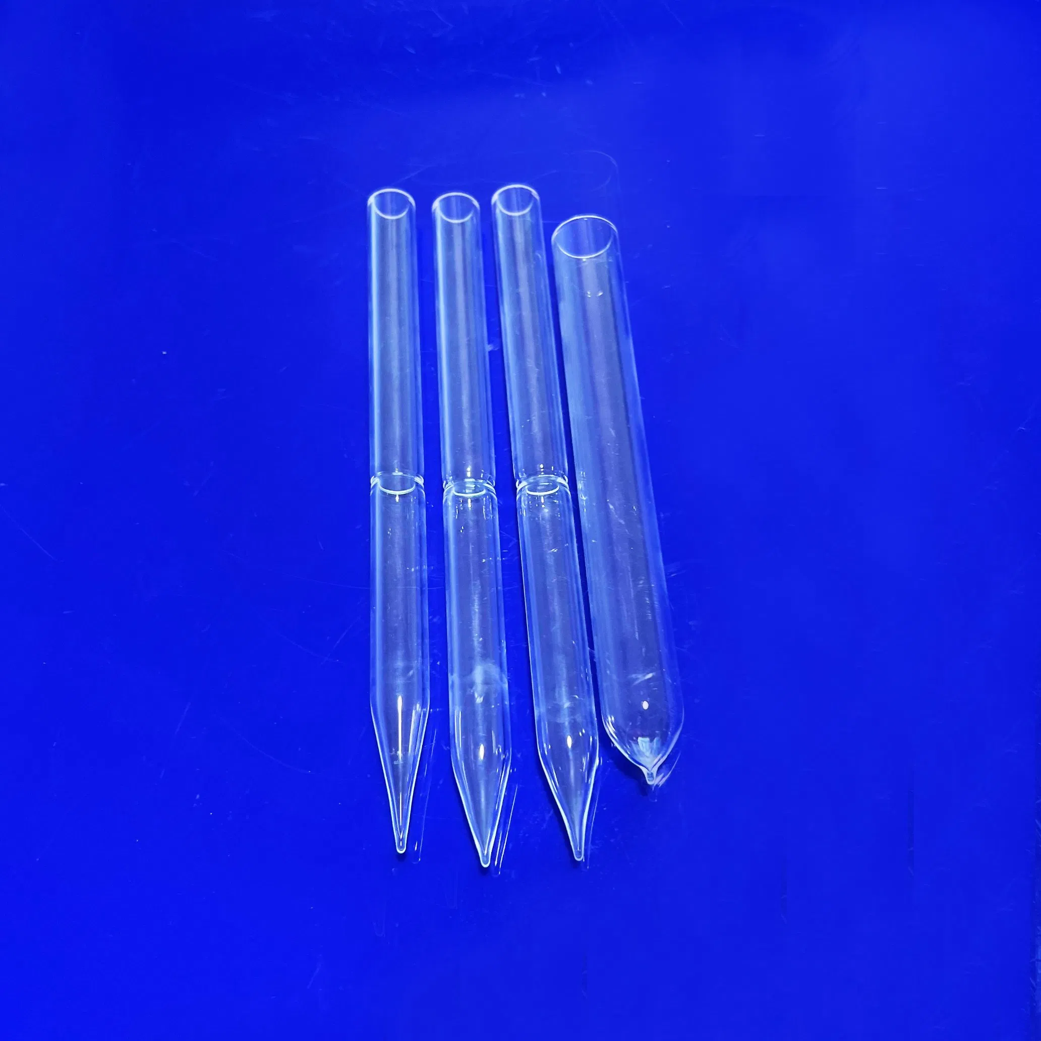 Circular Quartz Test Tube - High-Temperature Annealing Point Quartz Glass Tube
