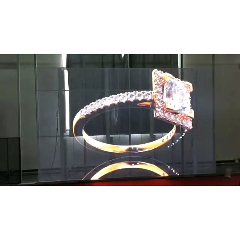 Indoor P3.91-7.82 Glass Window Transparent LED Video Wall Mall Bar Glass LED Transparent Panel Display Screen
