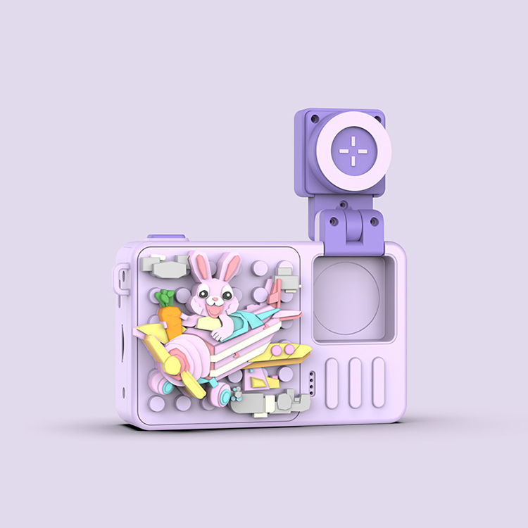 Best 1080P Cheap Mini Children Digital Camera Cute Rubber Toy Kids Camera Dual Camera New Bulid Stock Camera