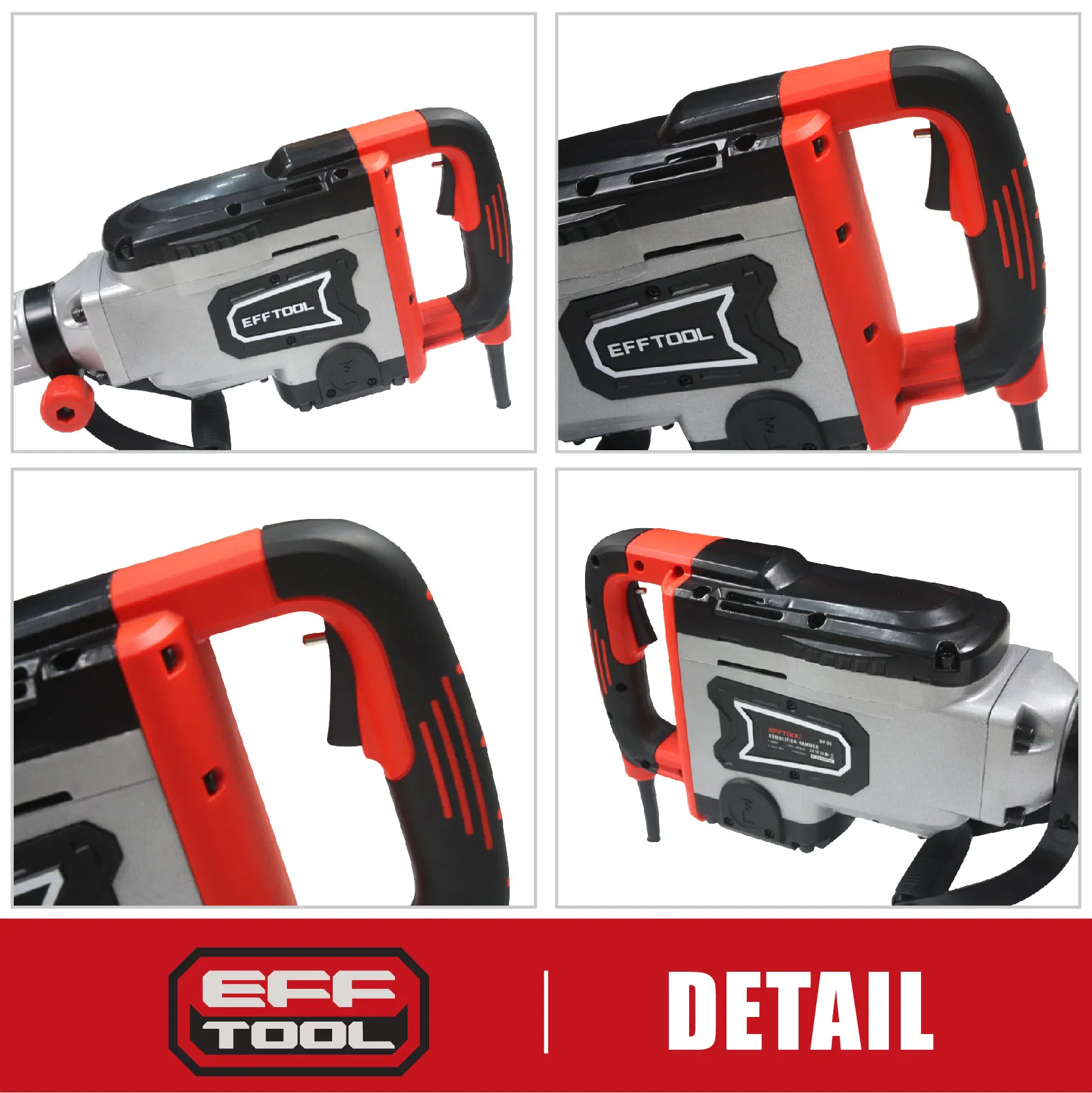 Отбойный молоток SDS-Max Efftool DH-95, 2100Вт, 50Дж