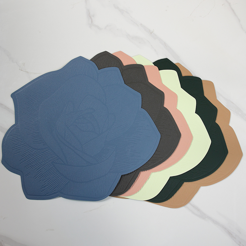 Nordic Style Heat-Resistant Leather Dining Table Mat Set