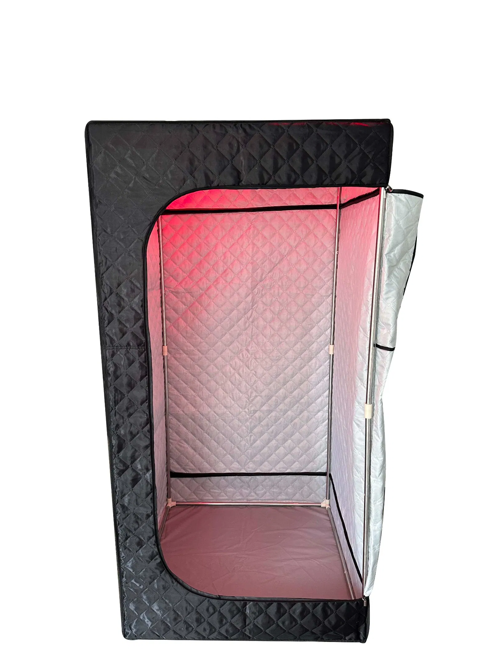 Modern Design Indoor Foldable Portable Transom Windows Sauna Room with Red Light Therapy