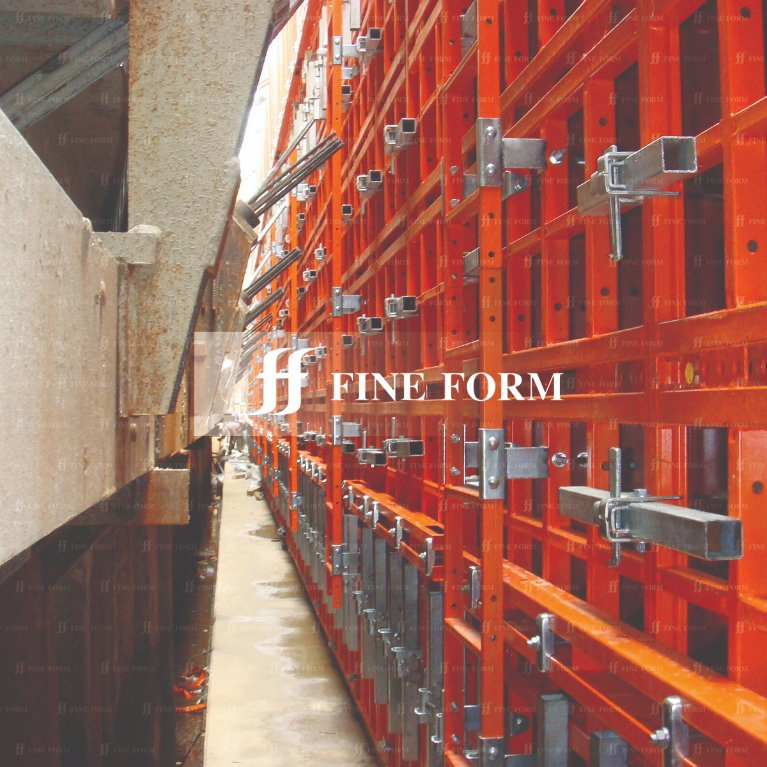 Reusable Shuttering Adjustable Metal Steel Frame Plywood Concrete Mould Wall Formwork for Slab and Column Construction