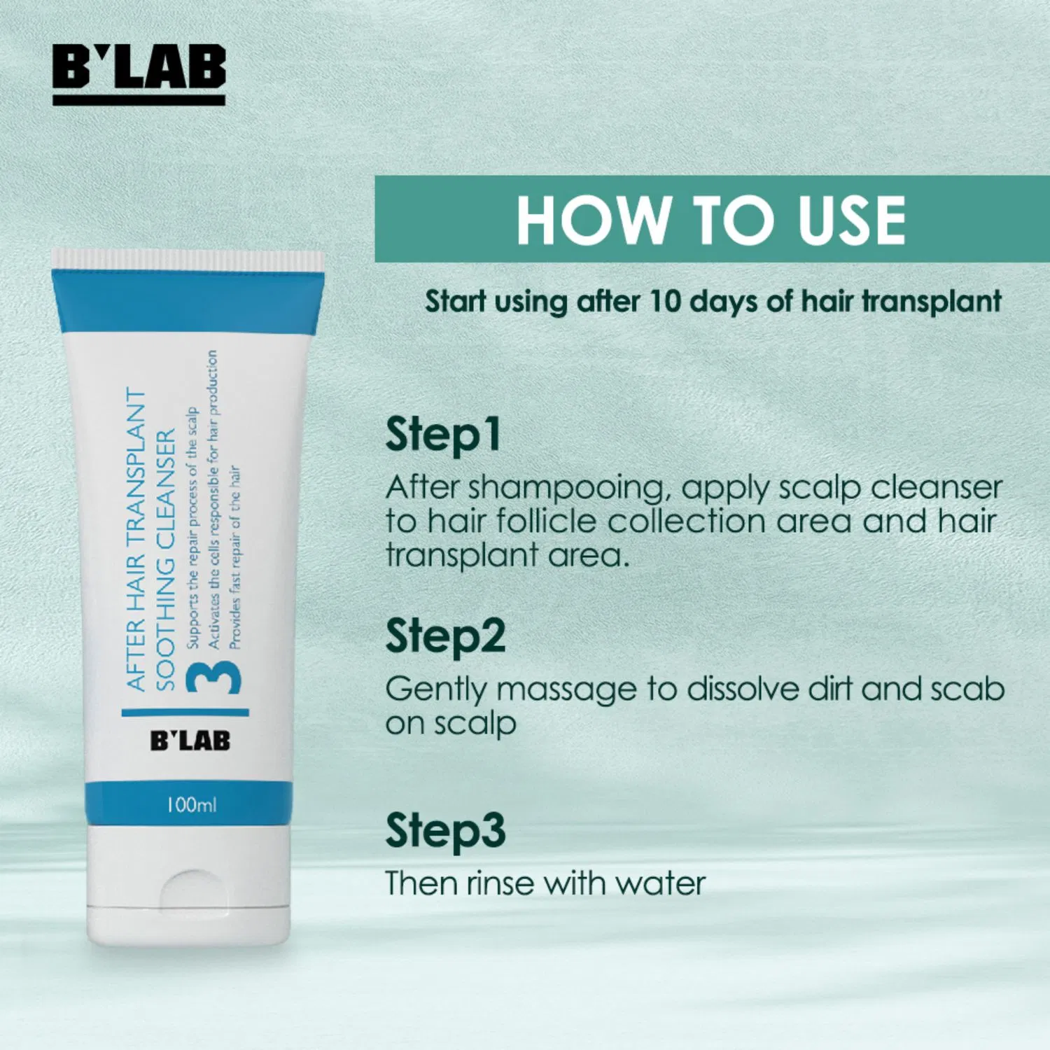 Popular Natural Head Scalp Care After Hair Transplant Repairing Cream