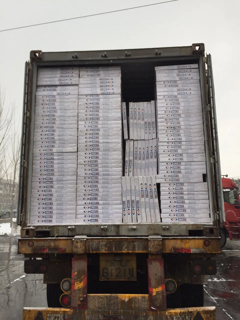 Trusus Brand 8mm PVC Laminated Gypsum Ceiling Tiles Made in China