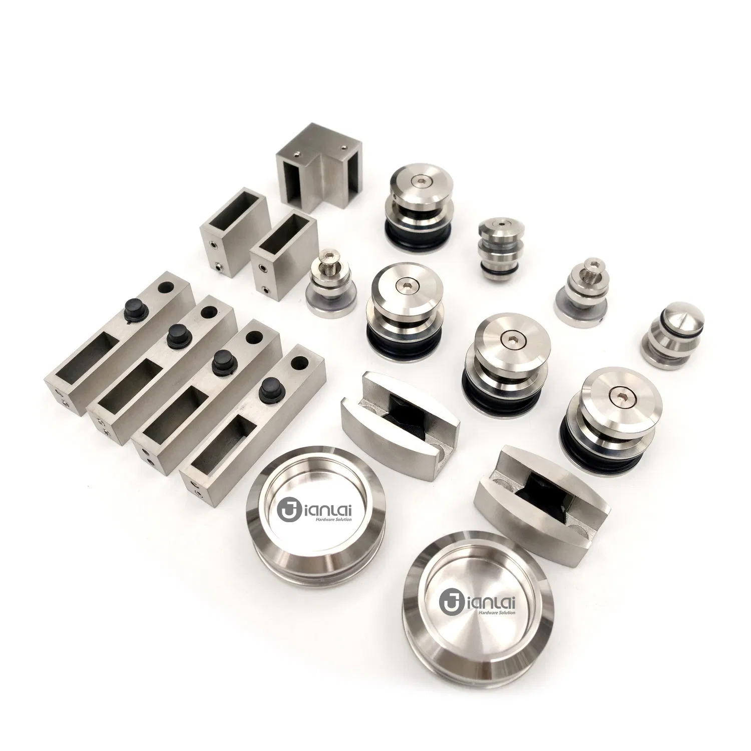 Double Sliding Glass Shower Door Hardware Cabin Accessories Fitting