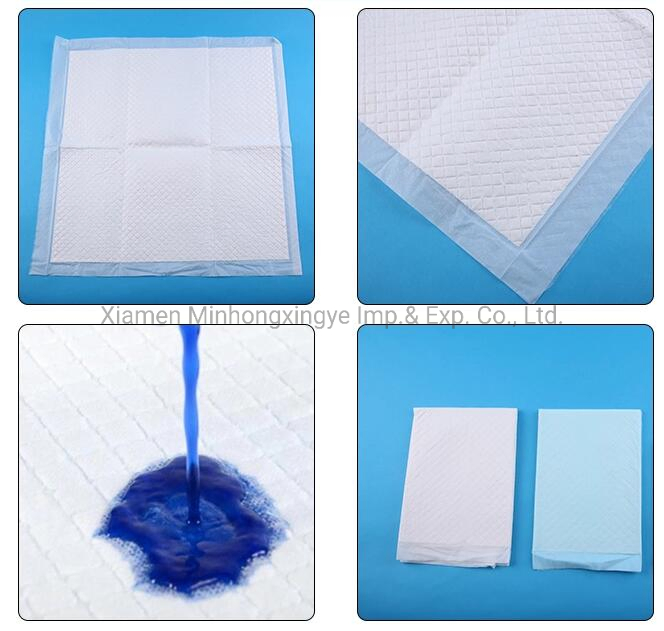 Custom High Quality Disposable Incontinence Pads Adult Underpad 60X90 Cm