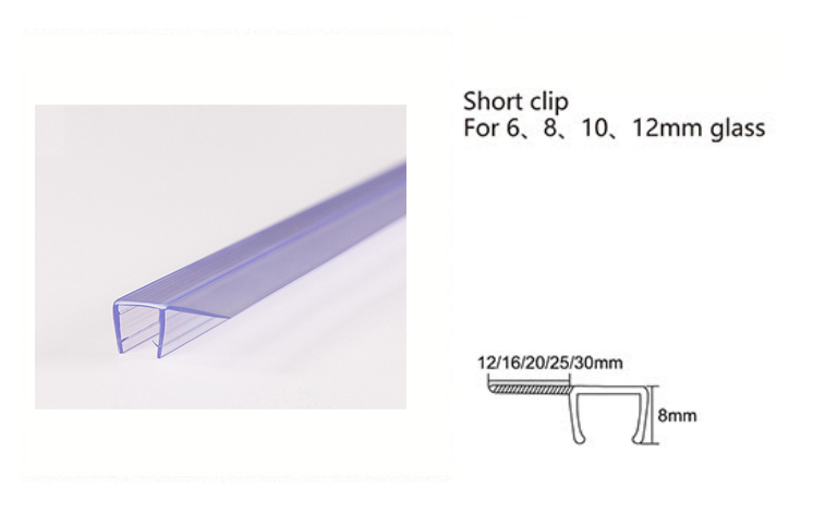 E-Star Glass Shower Door Vertical Seal Strip