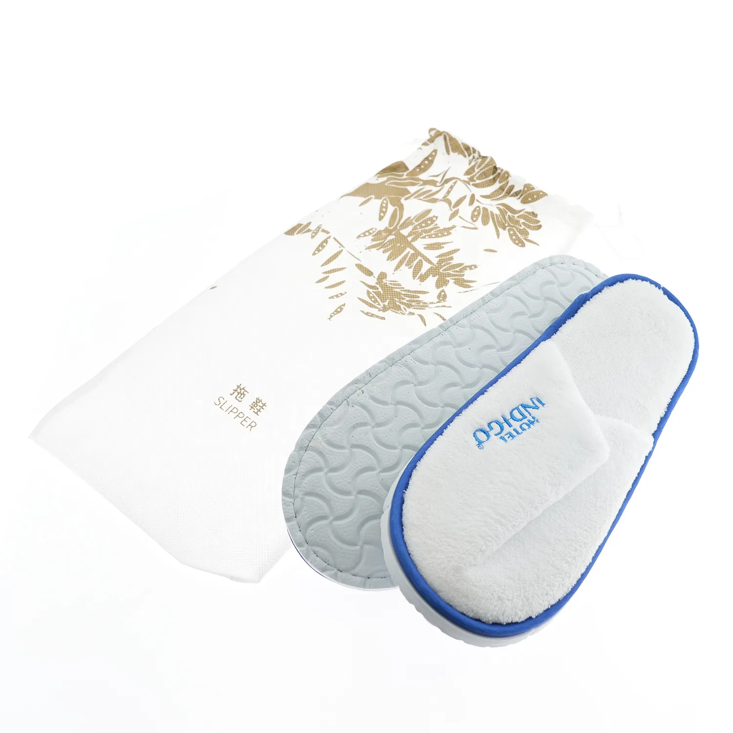Wholesale Hotel Slippers Disposable Bedroom Bathroom SPA Indoor Customized Disposal Hotel Slippers