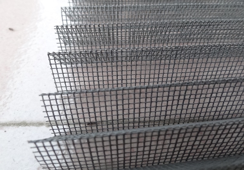 Polyester Retractable Pleated Mosquito Window Screen Insect Screen for Door