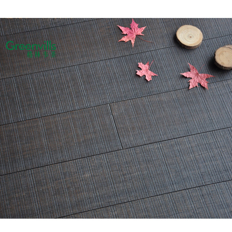 Паркетная доска из бамбука черного цвета, 14 мм