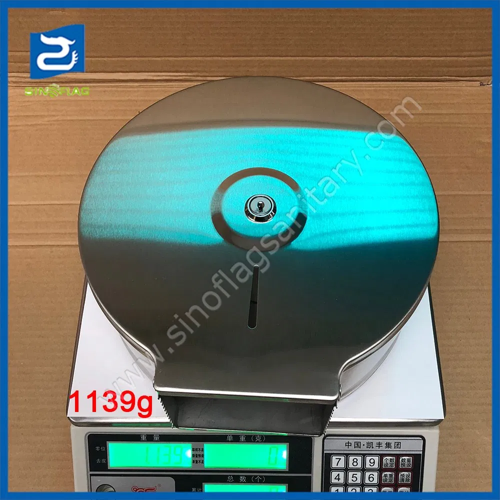 Stainless Steel 304 Wall Mounted Paper Towel Holder Jumbo Roll Toilet Paper Dispenser