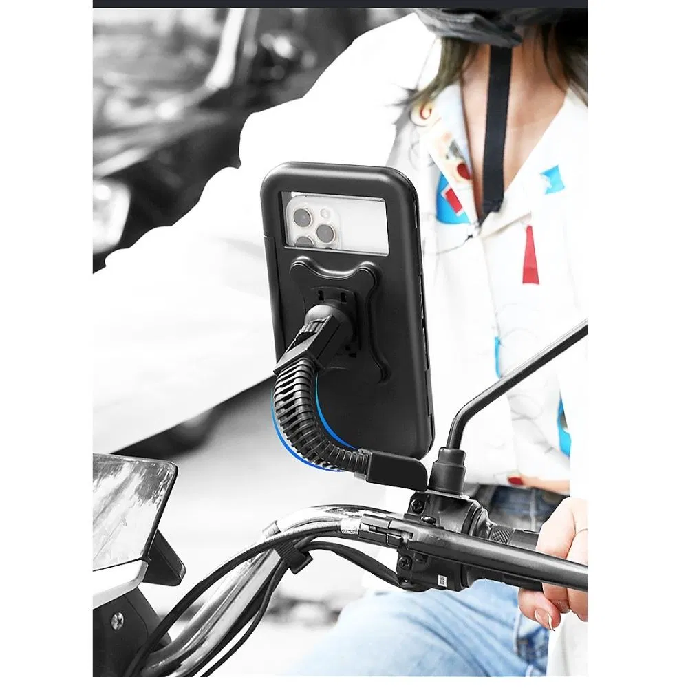 Waterproof Bicycle Smartphone Holder Motorcycle Mount with Sensitive Touchscreen Case Wyz20716