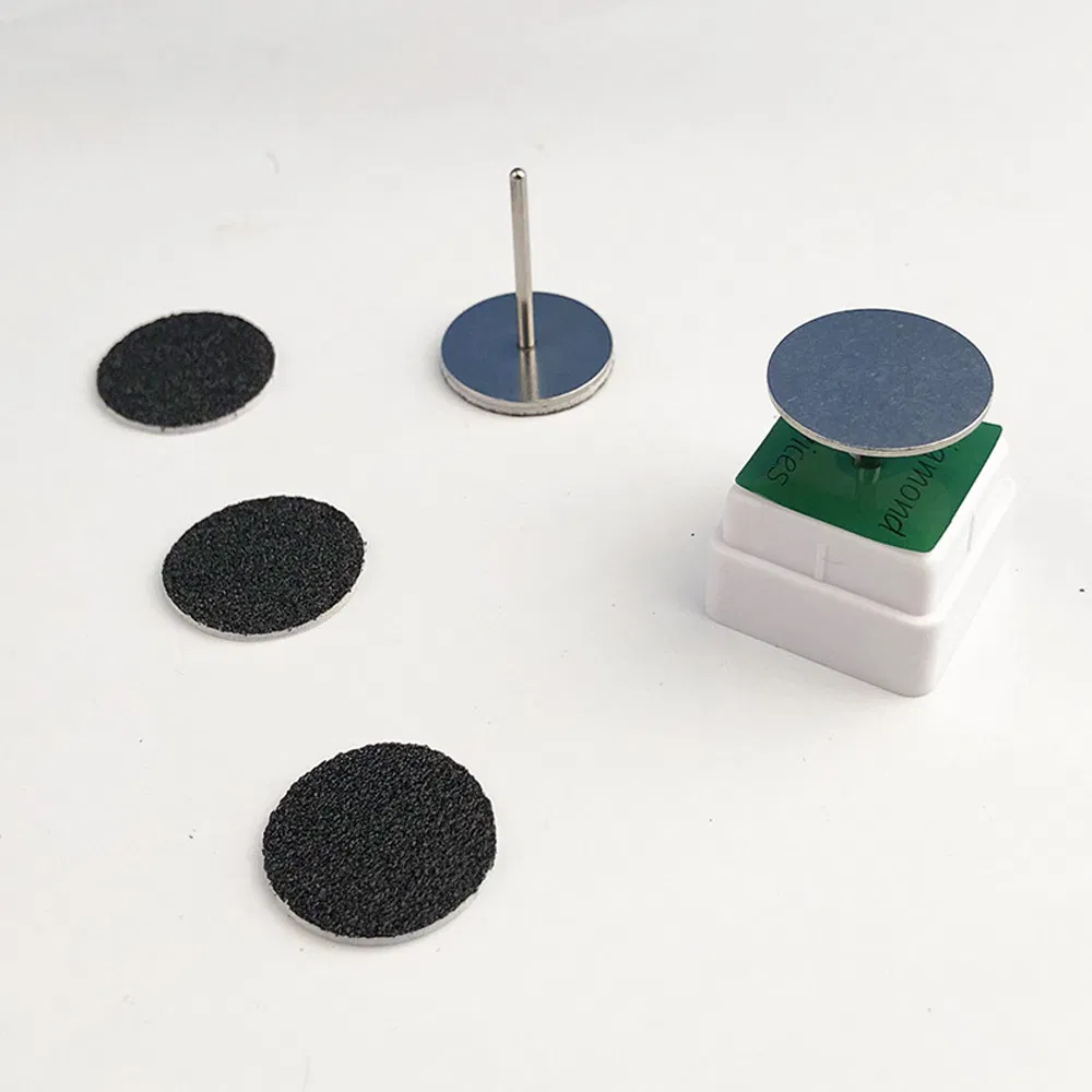 Sanding Paper Stainless Steel Disc Mandrel 3/32" Metal Disk Art Nail Drill Bits Manicure and Pedicure Tools