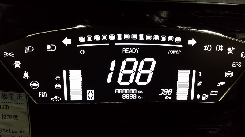 LCD модуль COB с подсветкой, Tn/Stn/FSTN, желтый/зеленый/серый