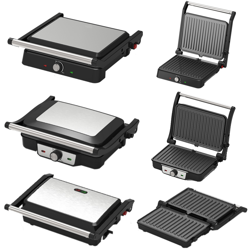 Electric Hamburger Grills Sandwich Maker Electric Burger Maker Grill Toaster Panini Toaster Non-Stick Electric Griddle