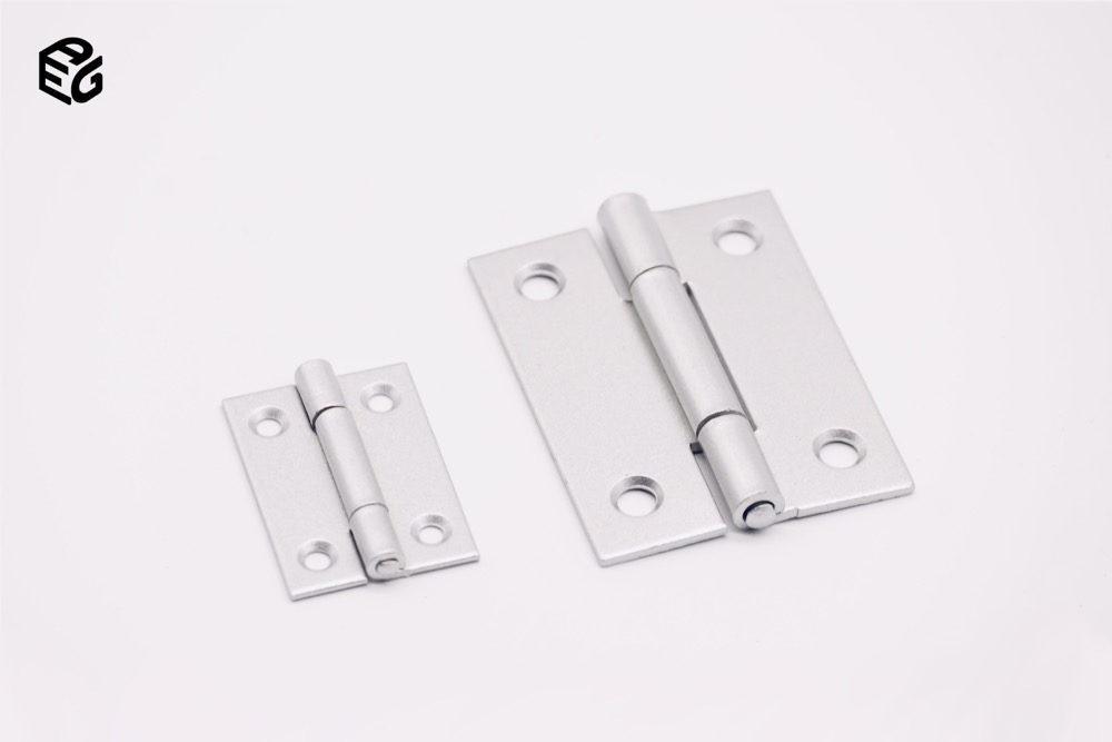 Compact 1" Cabinet Hinge - 1.2mm Steel Silver Lacquer Finish 1"Hinge
