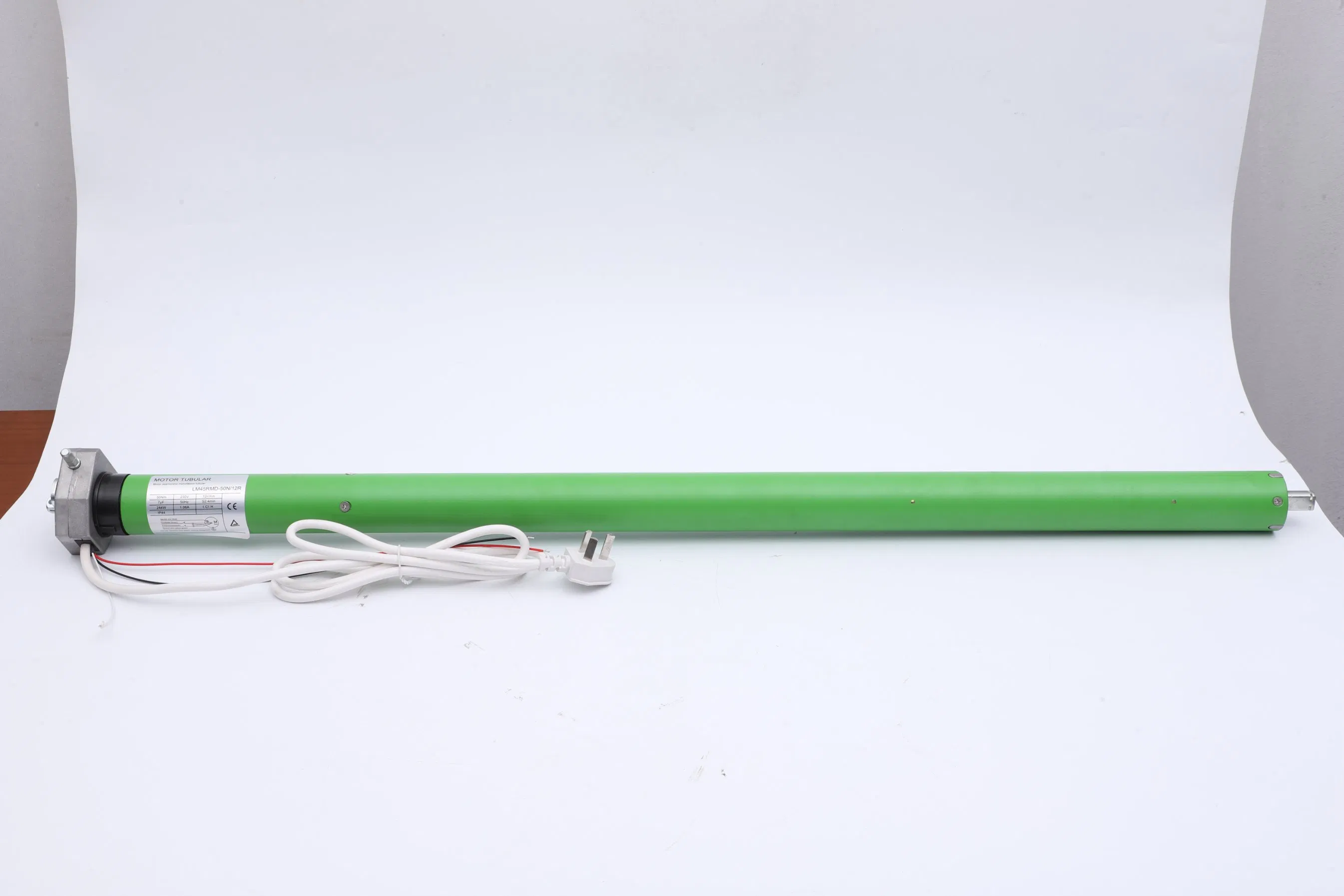 45mm Tubular Motor with Manual Crank and LED Light Built-in Receiver