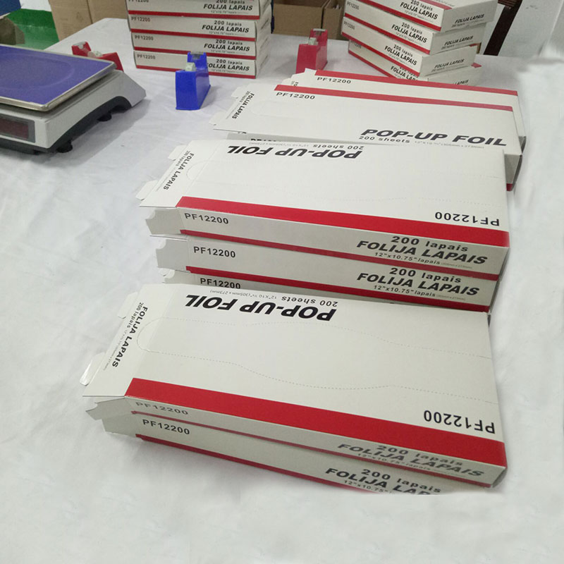 Pre Cut Soft Aluminum Pop-up Foil Sheet for Hair Perming