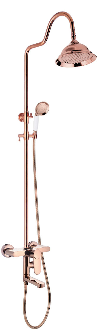 Single Level Brass Bathroom Shower Set Faucet 70033