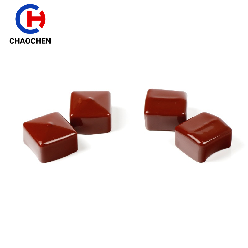 1-1/4" Inch Clear Plastic Packing Tube Cap Square Flexible Plastic Vinyl Caps for Square Tube Post Protection