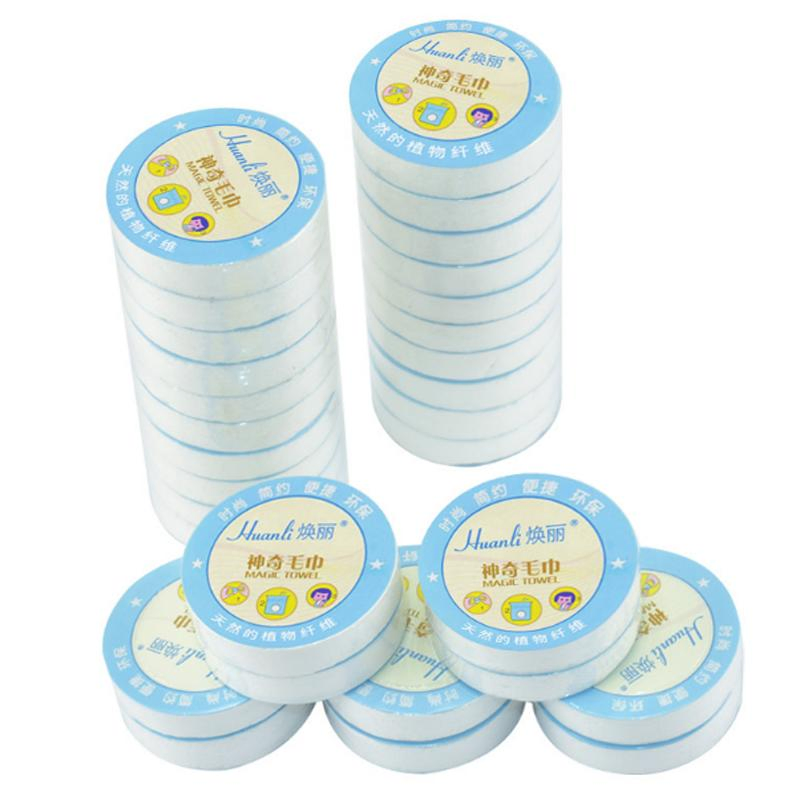 Eco-Friendly Portable Pure Cotton Magic Disposable Compressed Travel Face Towel
