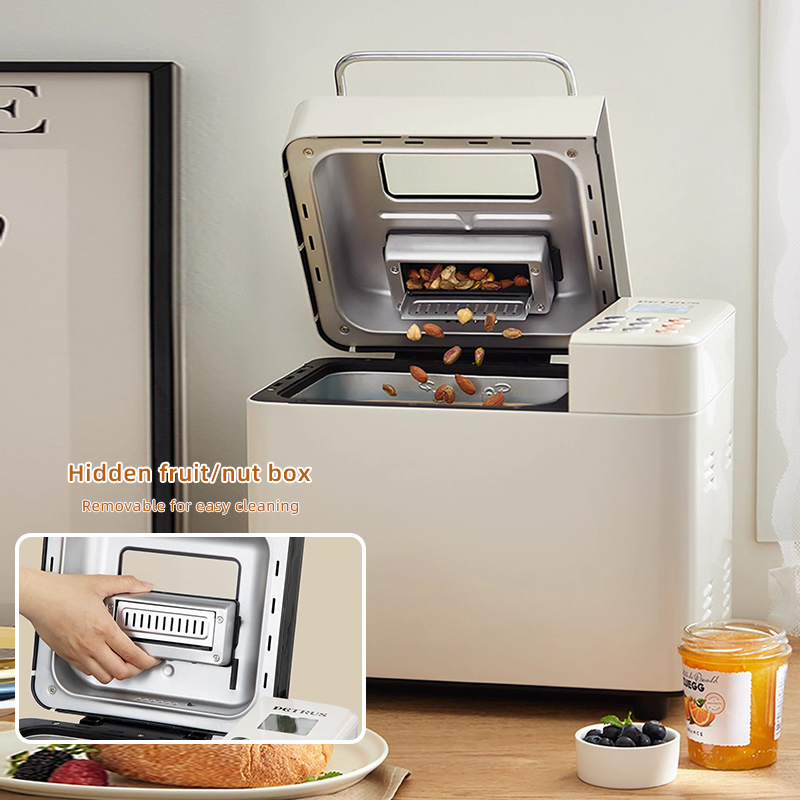 Automatic Bread Maker Machine Breadmaker with Ice Cream Functionality and Timer