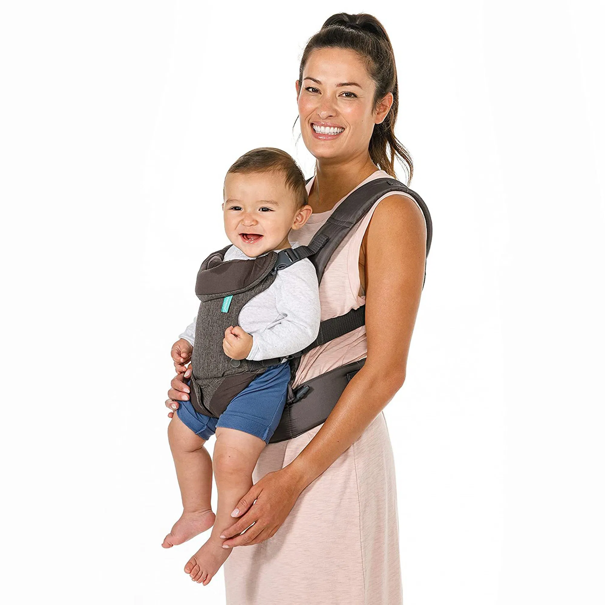 Ergonomic Convertible Face-in and Face-out Back Carry Cozy Newborn Baby Wrap Carrier