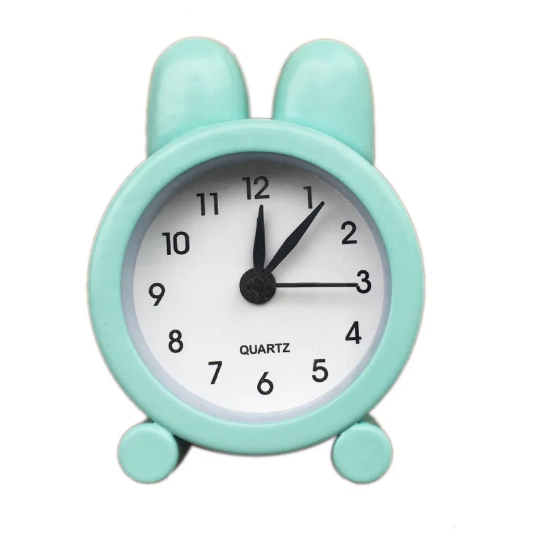 Maxery Simple Modern Customized Alarm Clock for Students Cute Clock