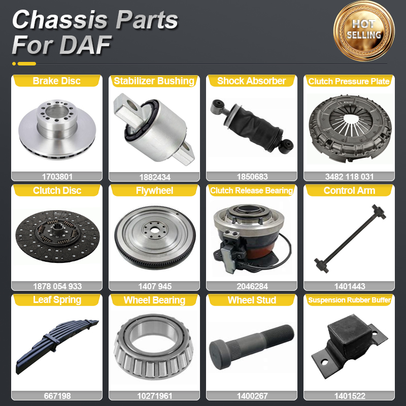 PERFECTRAIL Heavy Duty Spare Parts for DAF Trucks XF, CF, LF Series