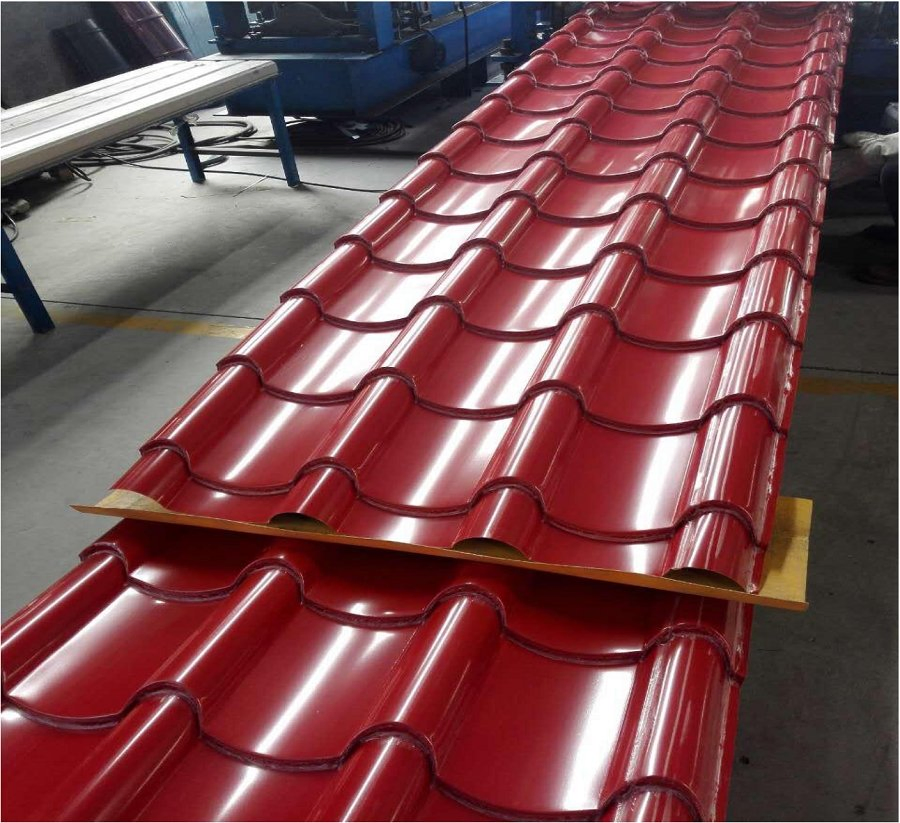 Stone Coated Galvanized Steel Sheet Building Materials Corrugated Metal Roof Tile, Color Stone Coated Steel Roofing Sheet