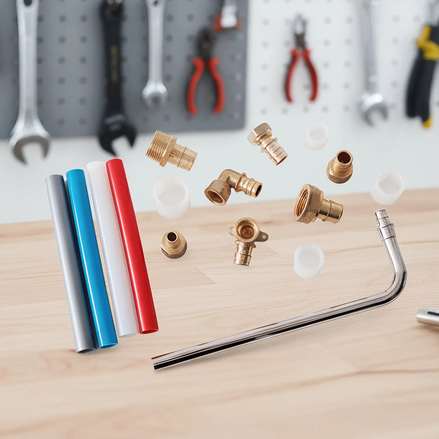 Premium Brass Elbow Connectors for Pex Plumbing Systems