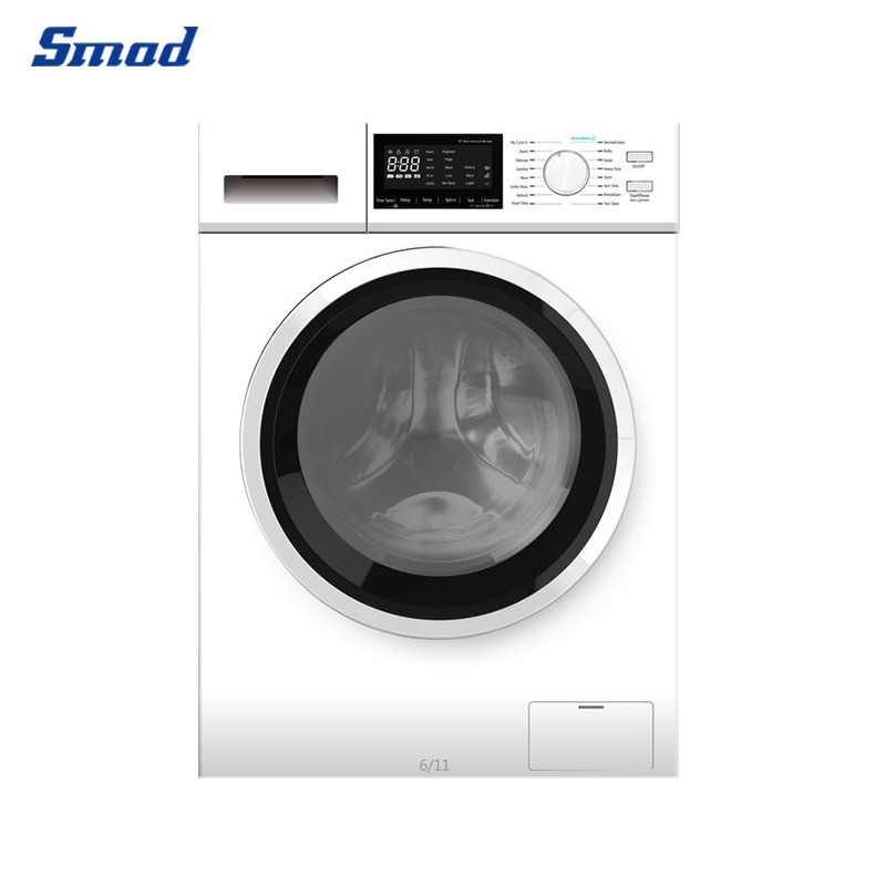 Smad 8kg Front Loading Washing and Drying 2 In1 Machine for Home Use