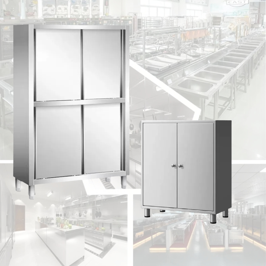 Hygienic Stainless Steel Cupboard Ensuring Safe Cooler Storage