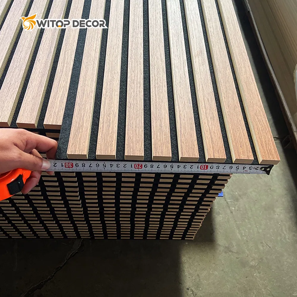 MDF and 100% Polyester Fiber Indoor Sound Absorbing Acoustic Panel