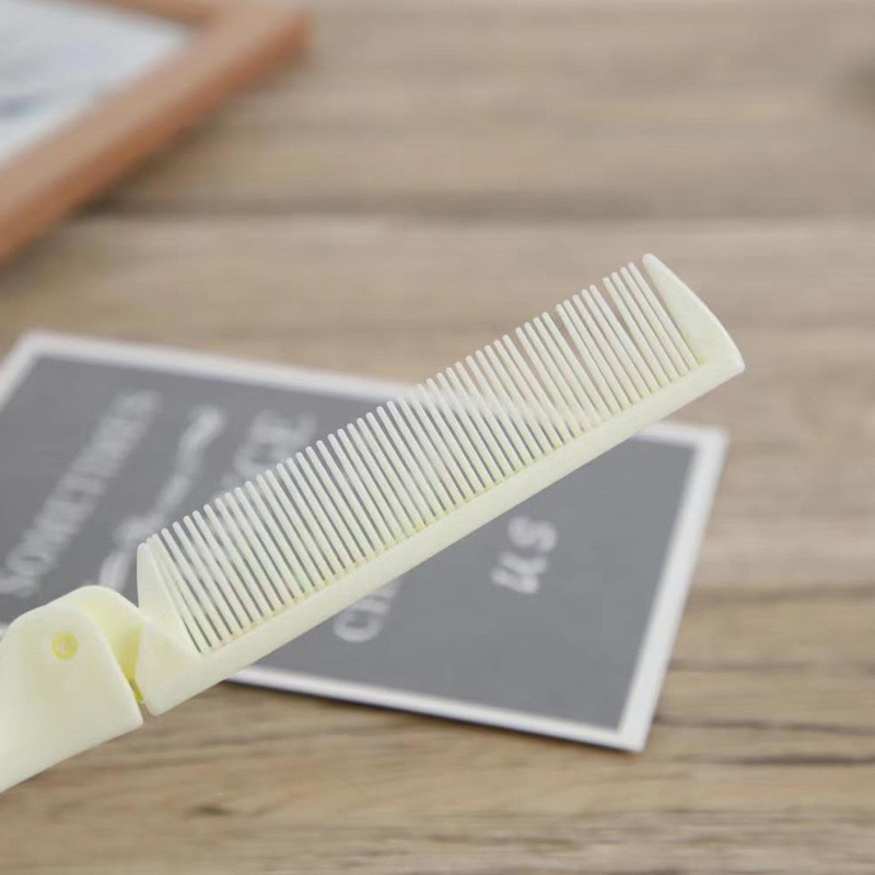 Cheap Wholesale Recyclable Hotel Foldable Short Wheat Straw Hair Comb
